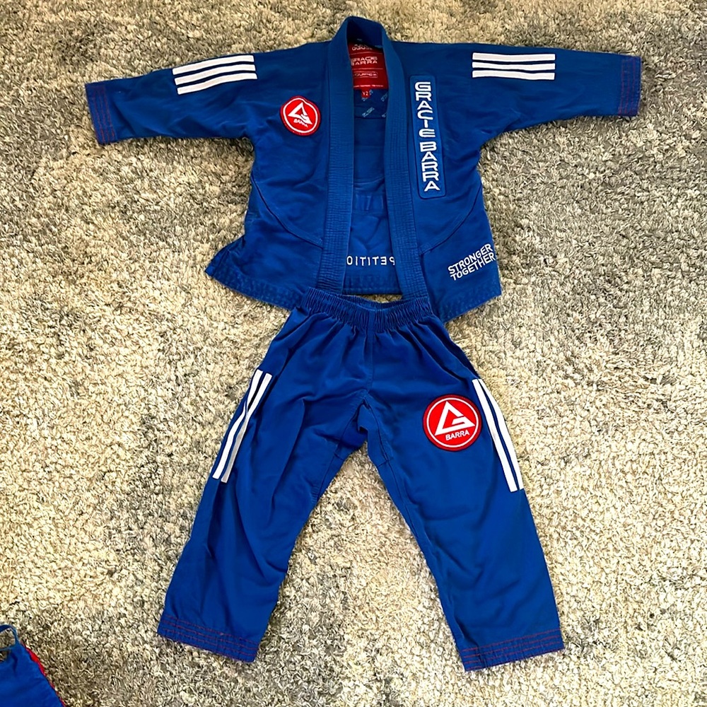 Gracie Barra Jiujitsu Adidas Uniform-2T